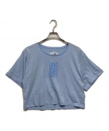 MM6 Maison Margiela（エムエムシックスメゾンマルジェラ）の古着「プリントTシャツ / キッズ Tシャツ」｜ブルー