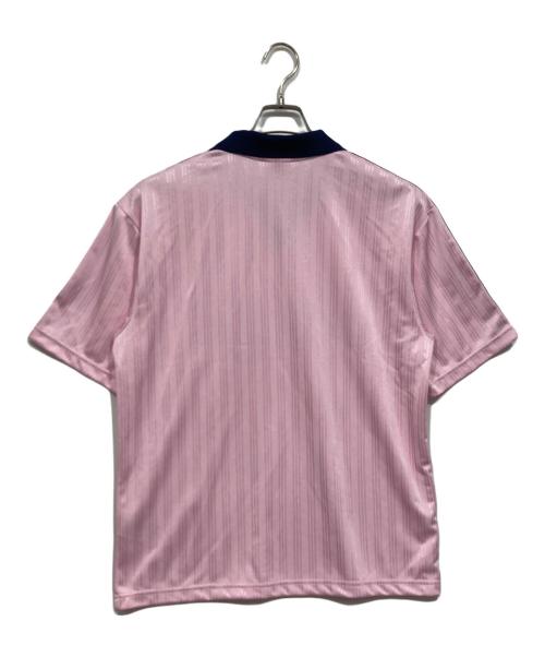 adidas（アディダス）adidas (アディダス) 襟付ゴーリーシャツ ピンク サイズ:Sの古着・服飾アイテム