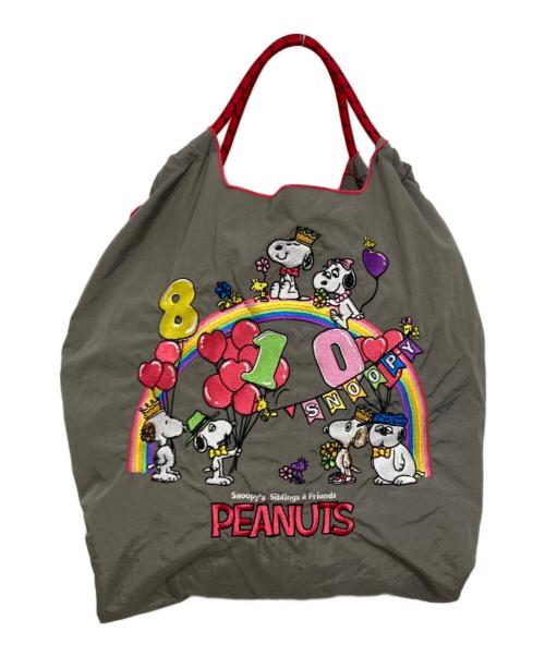 BALL & CHAIN（ボールアンドチェーン）BALL & CHAIN (ボールアンドチェーン) PEANUTS (ピーナッツ) ハンドバッグ グレーの古着・服飾アイテム