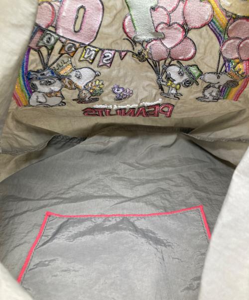 BALL & CHAIN（ボールアンドチェーン）BALL & CHAIN (ボールアンドチェーン) PEANUTS (ピーナッツ) ハンドバッグ グレーの古着・服飾アイテム