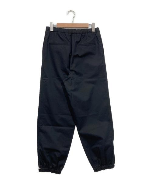 JIL SANDER（ジルサンダー）JIL SANDER (ジルサンダー) 裾ジップコットンシルクイージーパンツ ブラック サイズ:46の古着・服飾アイテム