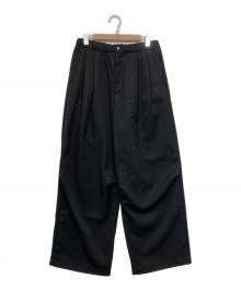 Antwort（アントワート）の古着「DRAPE TUCK PANTS」｜ブラック
