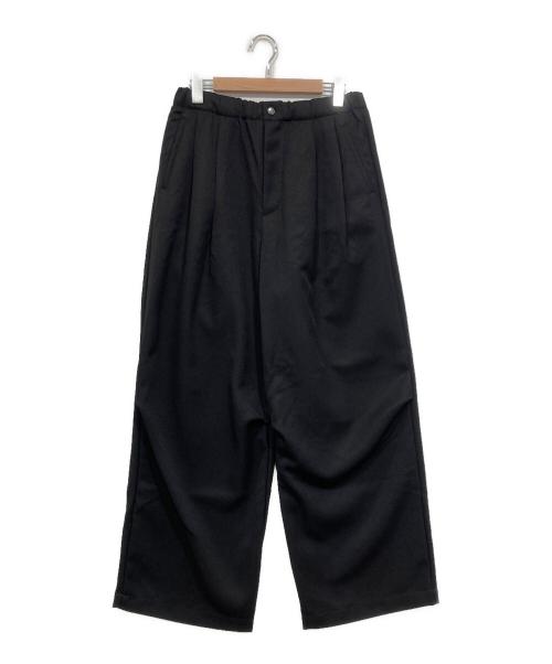 Antwort（アントワート）Antwort (アントワート) DRAPE TUCK PANTS ブラック サイズ:Ｌの古着・服飾アイテム