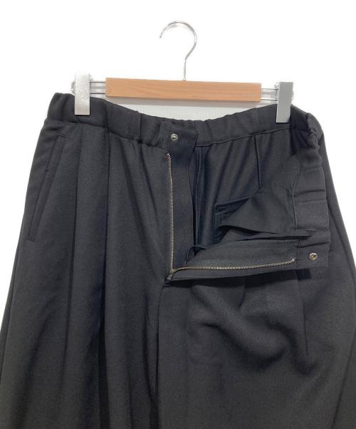 Antwort（アントワート）Antwort (アントワート) DRAPE TUCK PANTS ブラック サイズ:Ｌの古着・服飾アイテム