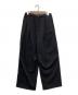 Antwort（アントワート）の古着「DRAPE TUCK PANTS」｜ブラック