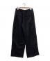 Antwort (アントワート) DRAPE TUCK PANTS ブラック サイズ:Ｌ：22000円