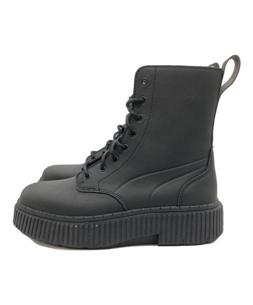 PUMA（プーマ）PUMA (プーマ) レースアップブーツ / DINARA BOOTS ブラック サイズ:23.5cmの古着・服飾アイテム