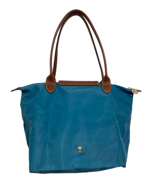 LONGCHAMP（ロンシャン）LONGCHAMP (ロンシャン) ナイロントートバッグ ブルーの古着・服飾アイテム
