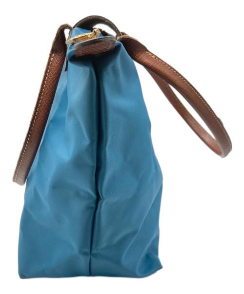 LONGCHAMP（ロンシャン）LONGCHAMP (ロンシャン) ナイロントートバッグ ブルーの古着・服飾アイテム