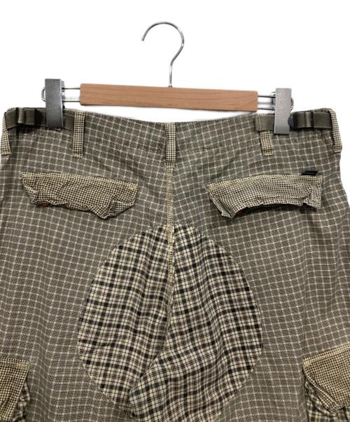 stussy（ステューシー）stussy (ステューシー) クレイジーパターンショートパンツ ベージュ サイズ:W32（81.0cm）の古着・服飾アイテム