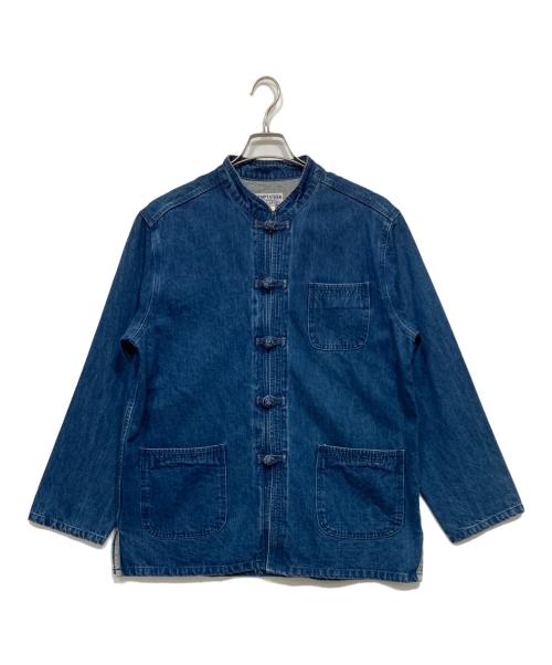 Temptation（テンプテーション）Temptation (テンプテーション) チャイナボタンデニムジャケット インディゴ サイズ:Mの古着・服飾アイテム