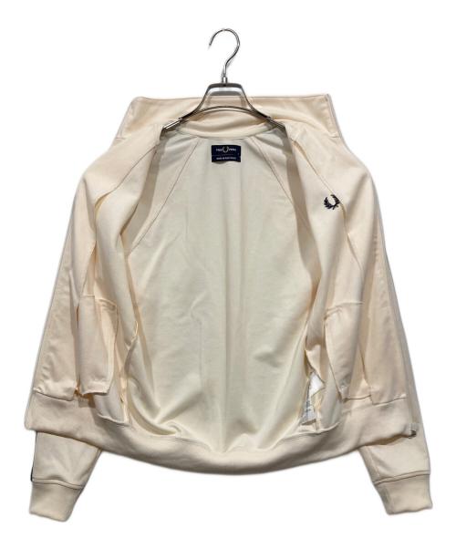 FRED PERRY（フレッドペリー）FRED PERRY (フレッドペリー) トラックジャケット / CONTRAST TAPE TRACK JACKET アイボリー サイズ:Sの古着・服飾アイテム