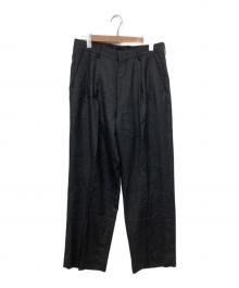 Wild Life Tailor（ワイルドライフテイラー）の古着「2タックウールスラックス」｜グレー
