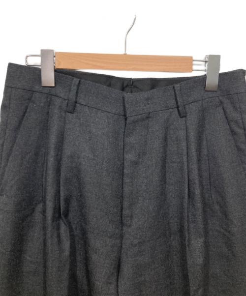 Wild Life Tailor（ワイルドライフテイラー）Wild Life Tailor (ワイルドライフテイラー) 2タックウールスラックス グレー サイズ:Lの古着・服飾アイテム