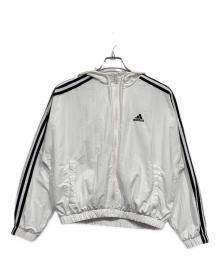 adidas（アディダス）の古着「ジップアップジャケット」｜ホワイト