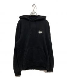 stussy（ステューシー）の古着「プルオーバーパーカー」｜ブラック