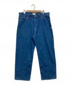 WTAPSダブルタップス）の古着「デニムパンツ / Blues Straight Trousers Cotton Denim」｜ブルー