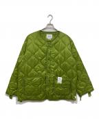WTAPSダブルタップス）の古着「キルティングジャケット / Nylon Ripstop Liner Jacket」｜グリーン