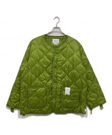 WTAPS（ダブルタップス）の古着「キルティングジャケット / Nylon Ripstop Liner Jacket」｜グリーン
