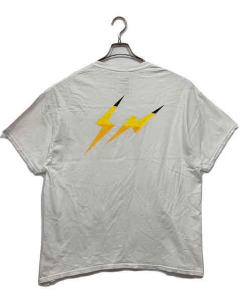 RHUNDERBOLT PROJECT（サンダーボルト プロジェクト）RHUNDERBOLT PROJECT (サンダーボルト プロジェクト) プリントTシャツ ホワイト サイズ:XLの古着・服飾アイテム