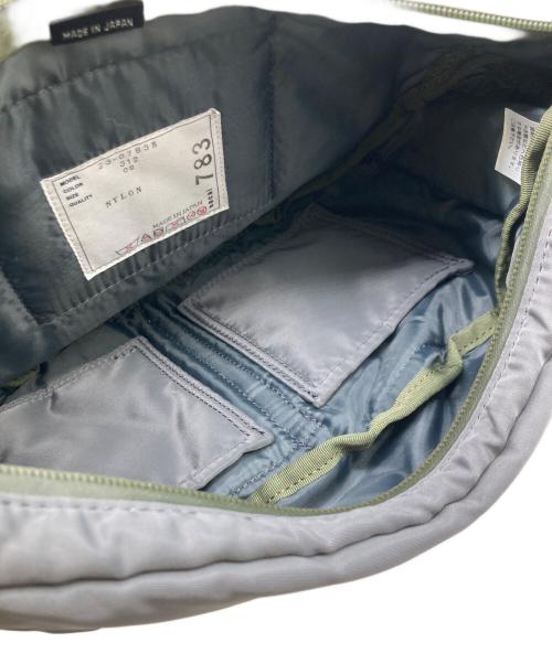 sacai（サカイ）sacai (サカイ) PORTER (ポーター) ショルダーバッグ グレー×オリーブの古着・服飾アイテム