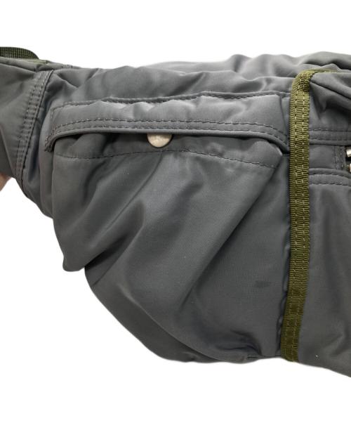 sacai（サカイ）sacai (サカイ) PORTER (ポーター) ショルダーバッグ グレー×オリーブの古着・服飾アイテム