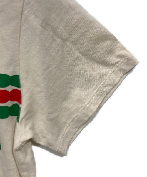 GUCCI（グッチ）GUCCI (グッチ) プリントTシャツ ベージュ サイズ:8の古着・服飾アイテム