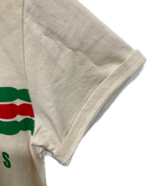 GUCCI（グッチ）GUCCI (グッチ) プリントTシャツ ベージュ サイズ:8の古着・服飾アイテム