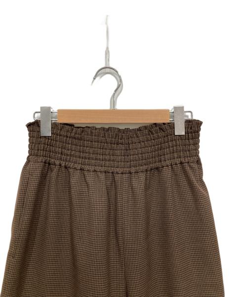 JOURNAL STANDARD（ジャーナルスタンダード）JOURNAL STANDARD (ジャーナルスタンダード) ウールライクストレッチワイドパンツ ブラウン サイズ:40の古着・服飾アイテム