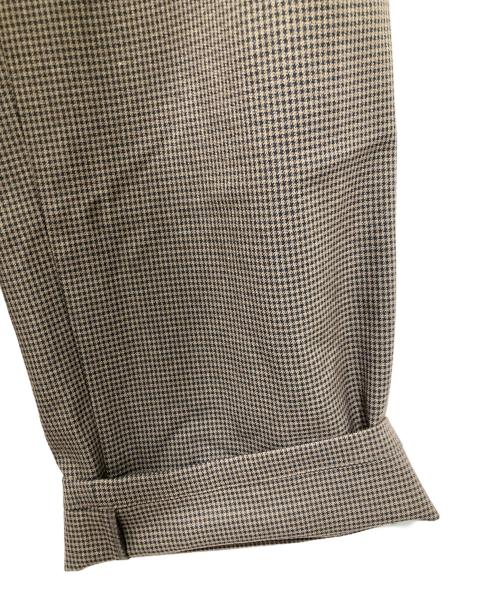 JOURNAL STANDARD（ジャーナルスタンダード）JOURNAL STANDARD (ジャーナルスタンダード) ウールライクストレッチワイドパンツ ブラウン サイズ:40の古着・服飾アイテム