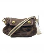 COACHコーチ）の古着「シグネチャー柄2WAYバッグ」｜ブラウン