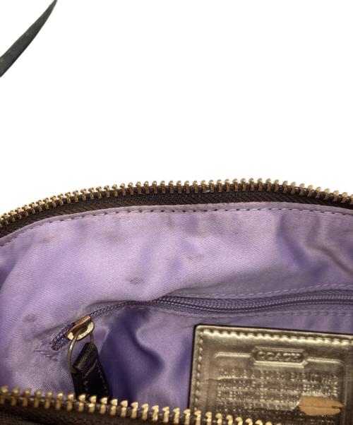 COACH（コーチ）COACH (コーチ) シグネチャー柄2WAYバッグ ブラウンの古着・服飾アイテム