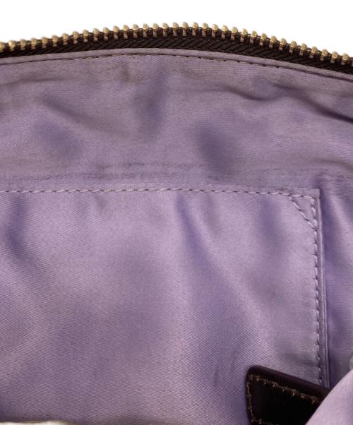 COACH（コーチ）COACH (コーチ) シグネチャー柄2WAYバッグ ブラウンの古着・服飾アイテム