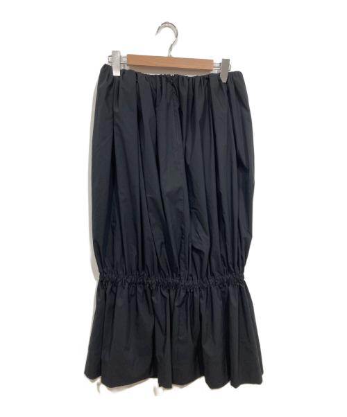 cygne（シーニュ）cygne (シーニュ) バルーンギャザースカート ブラック サイズ:1の古着・服飾アイテム