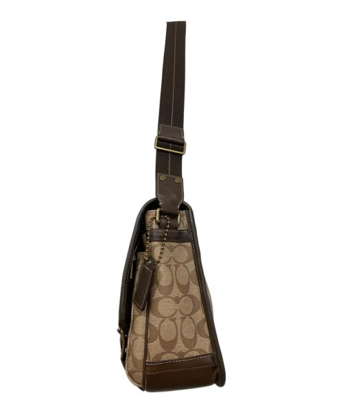 COACH（コーチ）COACH (コーチ) ヘリテージショルダーバッグ ブラウンの古着・服飾アイテム