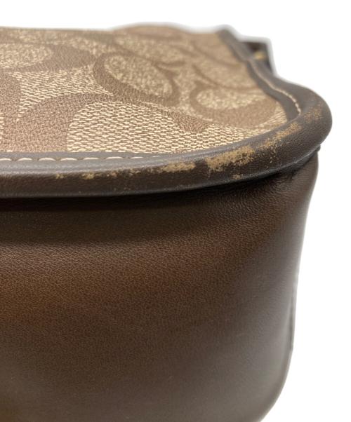 COACH（コーチ）COACH (コーチ) ヘリテージショルダーバッグ ブラウンの古着・服飾アイテム