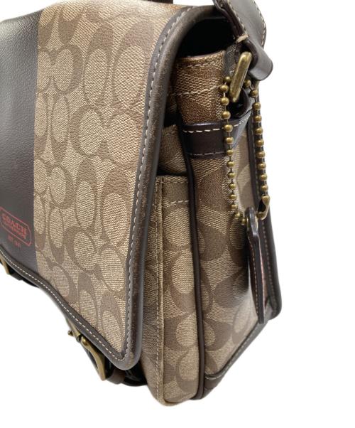 COACH（コーチ）COACH (コーチ) ヘリテージショルダーバッグ ブラウンの古着・服飾アイテム