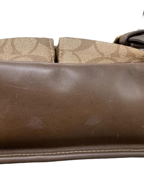 COACH（コーチ）COACH (コーチ) ヘリテージショルダーバッグ ブラウンの古着・服飾アイテム