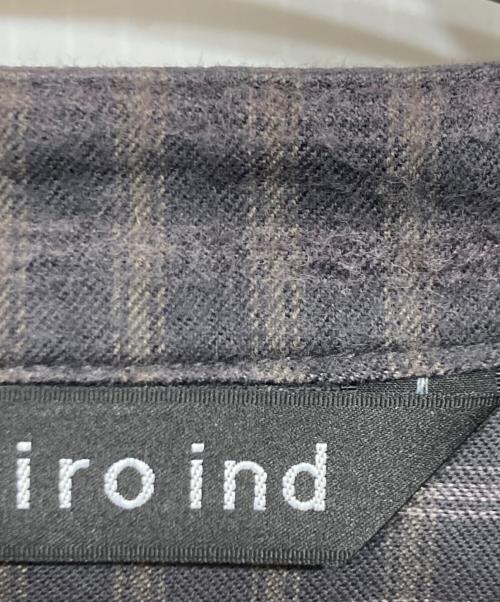 mizuiro-ind（ミズイロインド）mizuiro-ind (ミズイロインド) シャツワンピース ブラウン サイズ:freeの古着・服飾アイテム