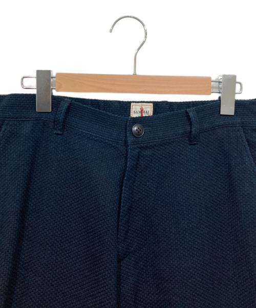 SAMURAI JEANS（サムライジーンズ）SAMURAI JEANS (サムライジーンズ) 刺し子イージーパンツ ネイビー サイズ:W34の古着・服飾アイテム