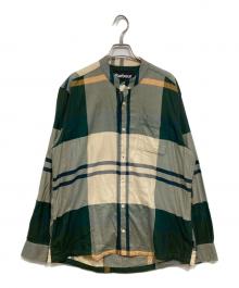 Barbour（バブアー）の古着「ネルシャツ」｜グリーン
