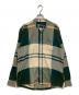 Barbour（バブアー）の古着「ネルシャツ」｜グリーン