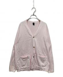 good on（グッドオン）の古着「HEAVY TEE CARDIGAN」｜ピンク