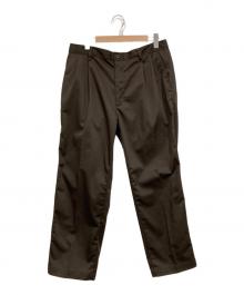 RED KAP×FREAK'S STORE（レッド キャップ×フリークスストア）の古着「別注 2TUCK WIDE PANTS」｜ブラウン