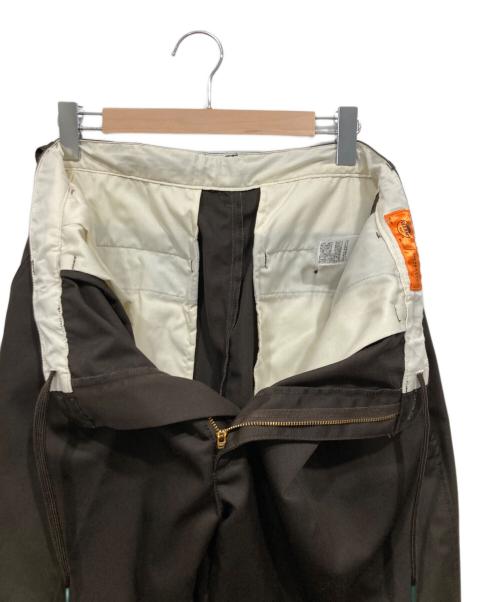 RED KAP（レッド キャップ）RED KAP (レッド キャップ) FREAK'S STORE (フリークスストア) 別注 2TUCK WIDE PANTS ブラウン サイズ:Lの古着・服飾アイテム