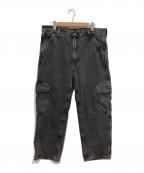 LEVI'S PReMIUMリーバイス プレミアム）の古着「568 ルーズストレート カーゴ」｜ブラック