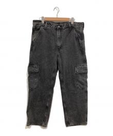 LEVI'S PReMIUM（リーバイス プレミアム）の古着「568 ルーズストレート カーゴ」｜ブラック