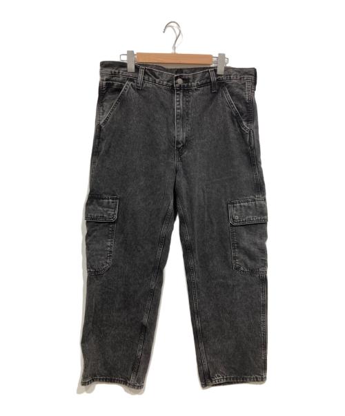 LEVI'S PReMIUM（リーバイス プレミアム）LEVI'S PReMIUM (リーバイス プレミアム) 568 ルーズストレート カーゴ ブラック サイズ:W36の古着・服飾アイテム