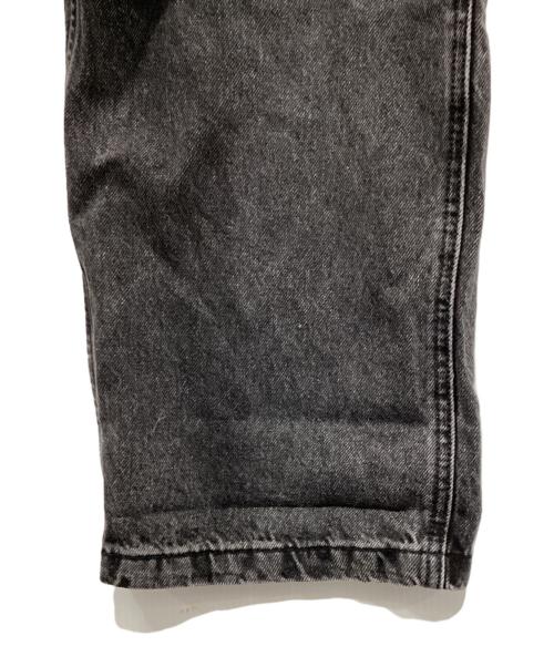 LEVI'S（リーバイス）LEVI'S (リーバイス) ユーズド加工 ブラックデニム オーバーオール ブラック サイズ:XLの古着・服飾アイテム