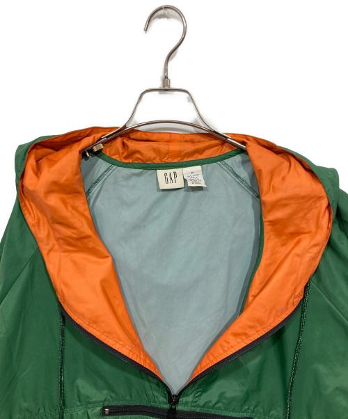 GAP（ギャップ）GAP (ギャップ) ナイロンプルオーバーパーカー グリーン サイズ:Mの古着・服飾アイテム